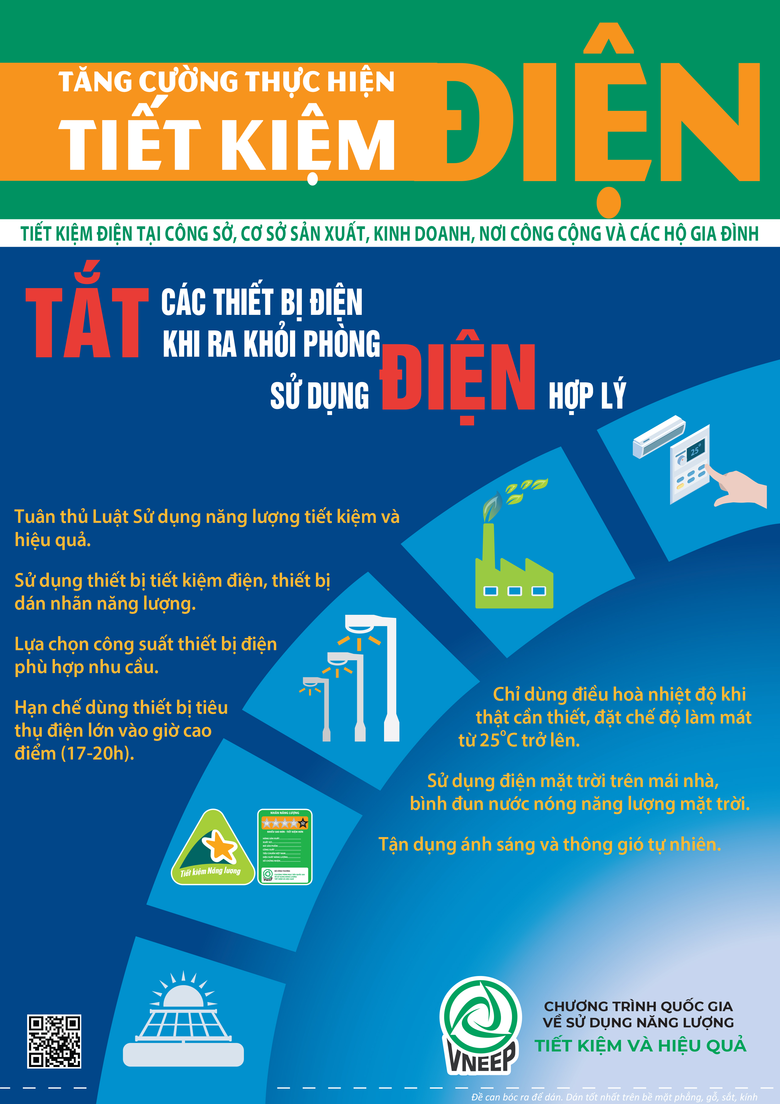 Poster Tiết kiệm điện