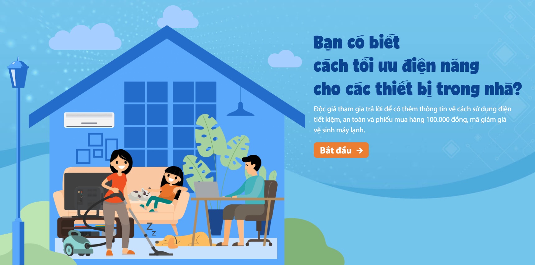 Game vui hỏi đáp về cách sử dụng điện tiết kiệm, hiệu quả