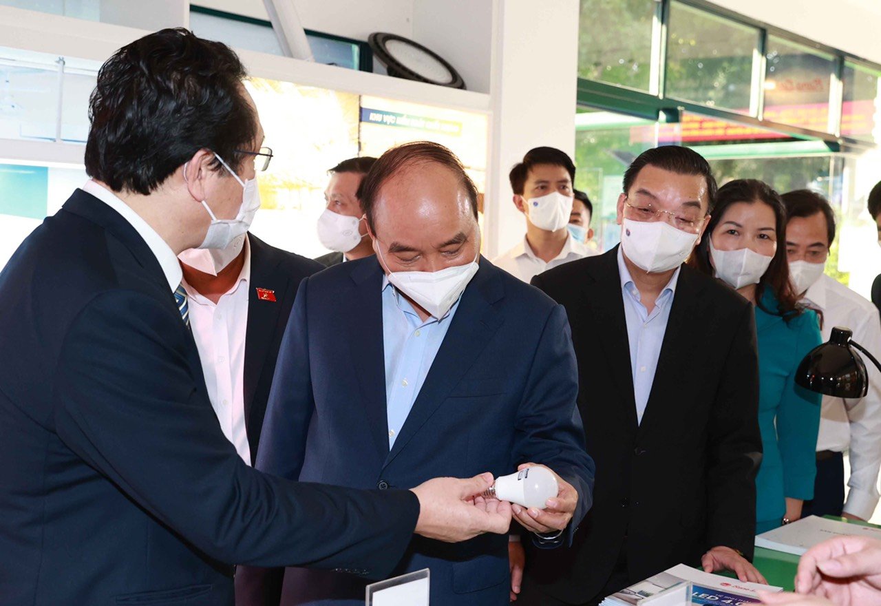 Rạng Đông vinh dự đón Chủ tịch nước Nguyễn Xuân Phúc đến thăm và làm việc