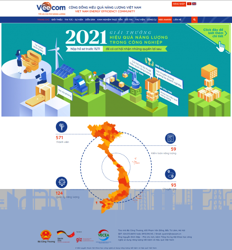 ST25. INITIAL SUCCESS STORY ABOUT VEECOM  (ACTIVITIES OF VIETNAM ENERGY  EFFICIENCY COMMUNITY WEBSITE – VEECOM)
