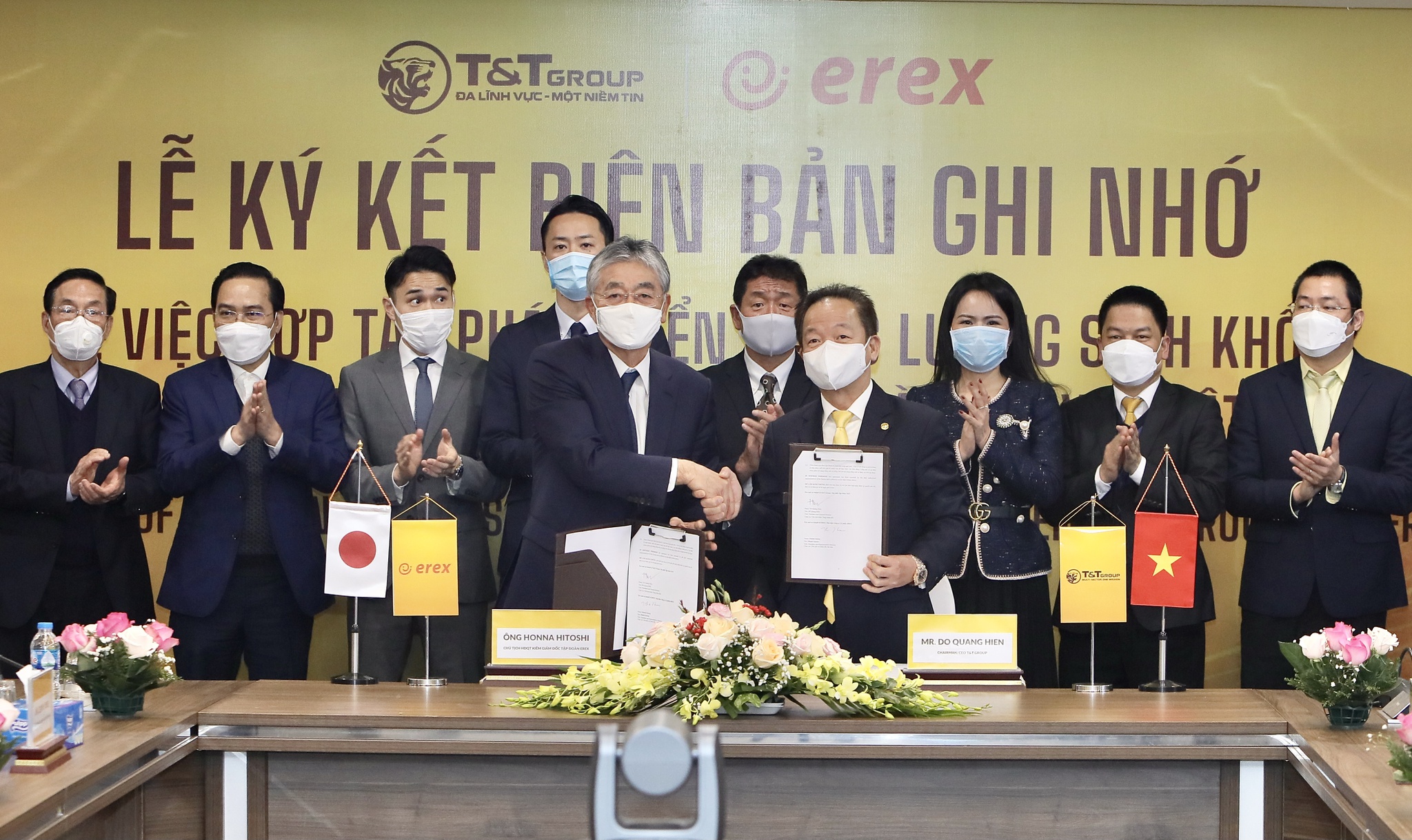 T&T Group và EREX hợp tác phát triển năng lượng sinh khối tại Việt Nam