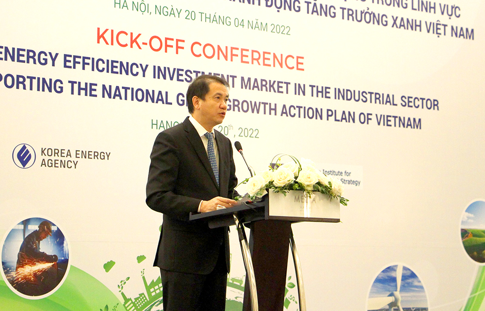 Khởi động Dự án “Thúc đẩy thị trường đầu tư tiết kiệm và hiệu quả năng lượng trong lĩnh vực công nghiệp và hỗ trợ thực hiện kế hoạch hành động tăng trưởng xanh”