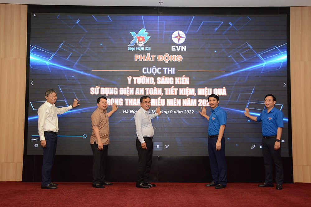 Phát động Cuộc thi “Ý tưởng, sáng kiến sử dụng điện tiết kiệm, an toàn, hiệu quả trong thanh thiếu niên” năm 2022