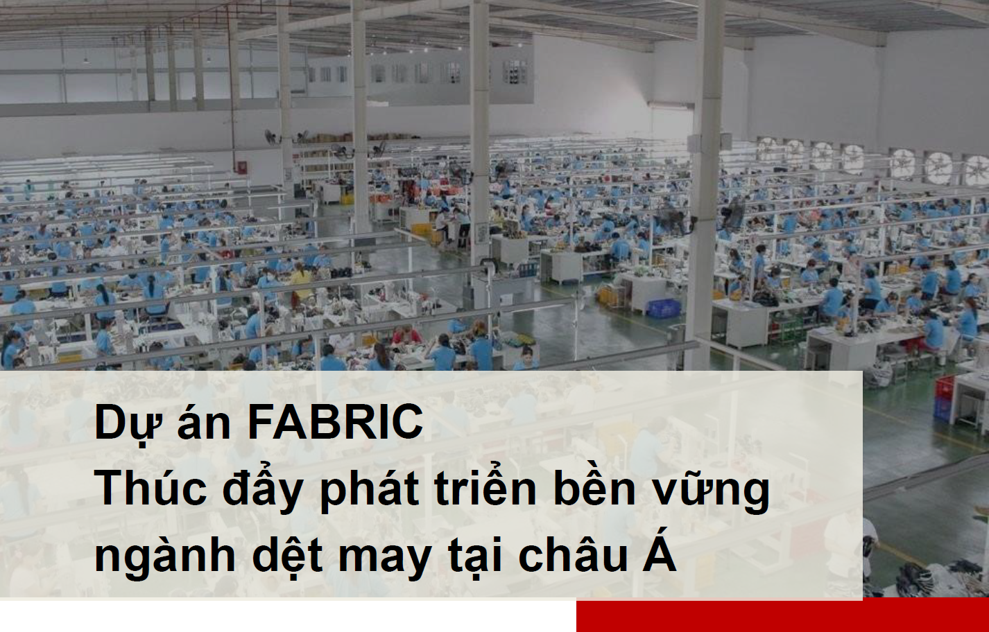 Hướng dẫn Kỹ thuật về Hiệu quả Năng lượng trong Nhà máy Giặt - May