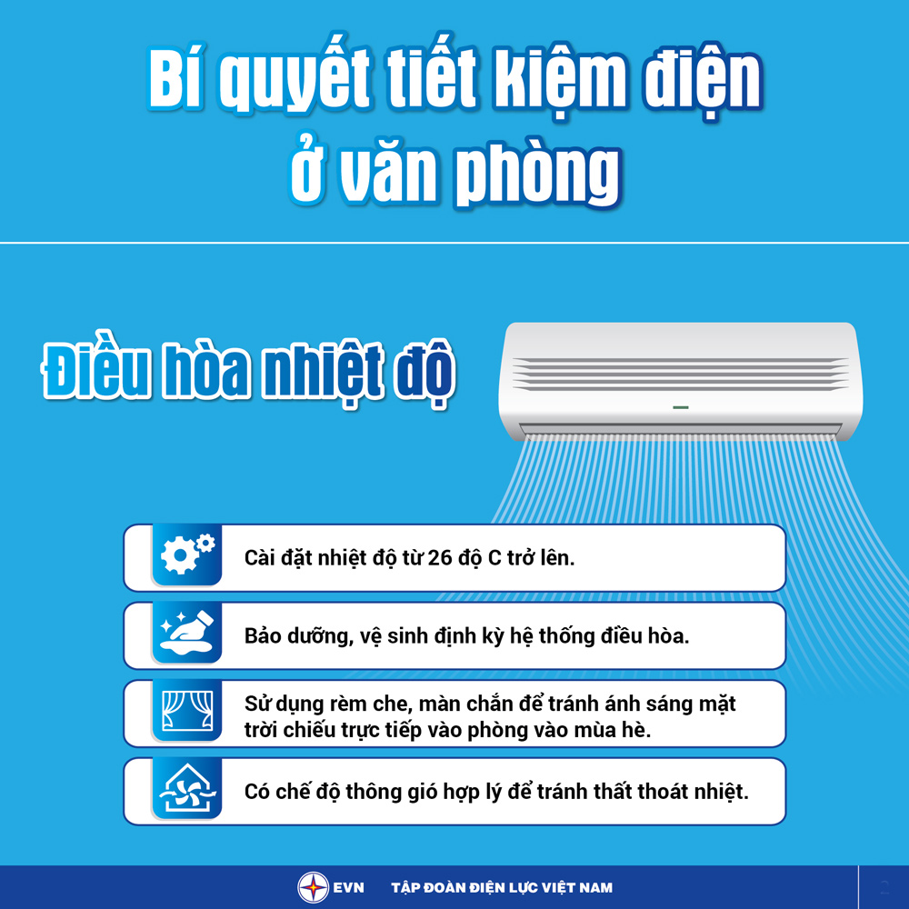 Bí quyết tiết kiệm điện ở văn phòng